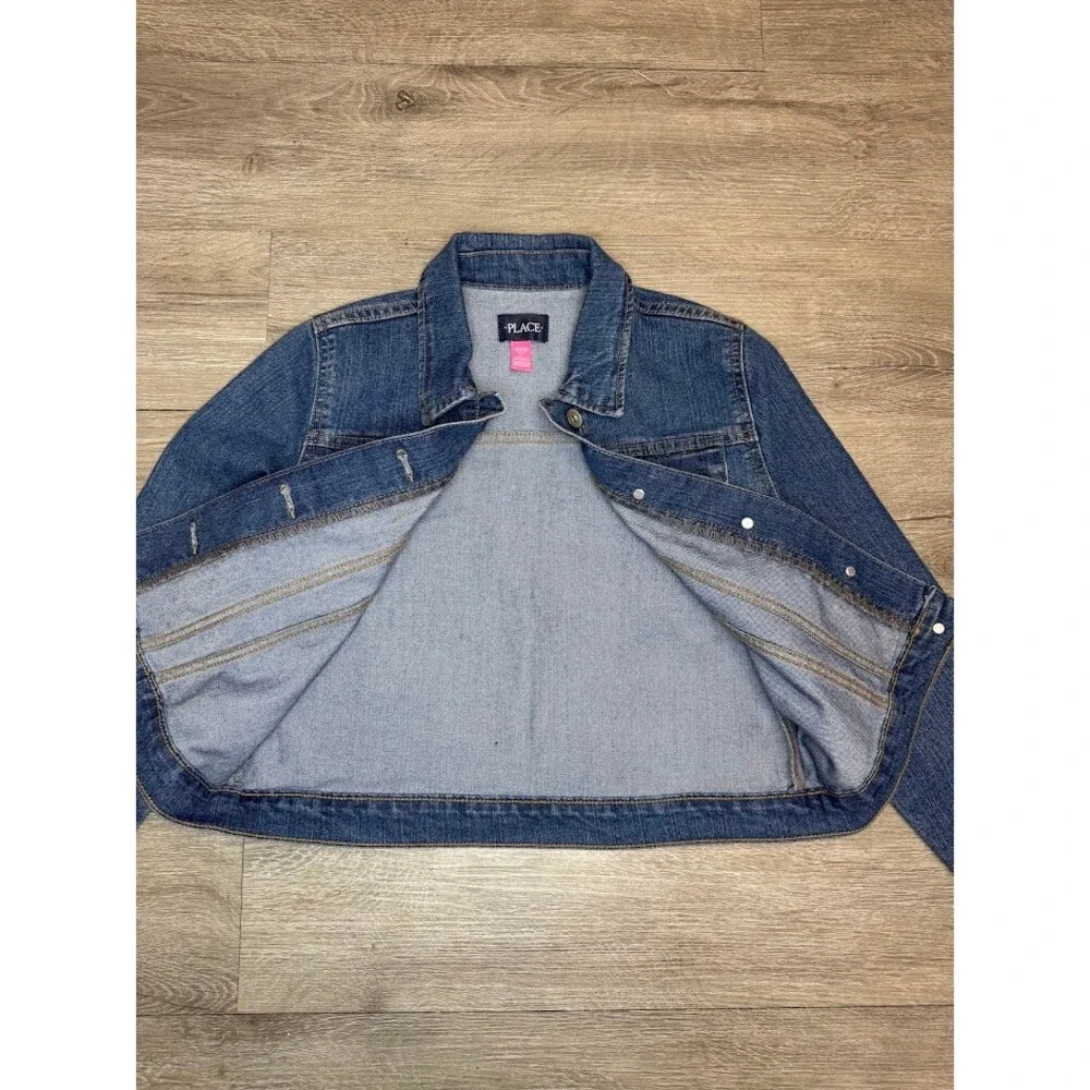 The Children’s Place Kids Denim Jacket Blue Jean Jacket Size 10/12